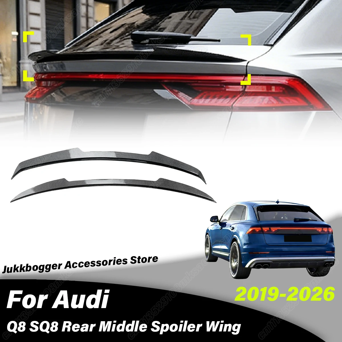 For Audi Q8 SQ8 2019 2020 2021 2022 2023 2024 2025 2026 Automobile Rear Trunk Spoiler Wing Modificaiton Decoration Accessories
For Audi Q8 SQ8 2019 2020 2021 2022 2023 2024 2025 2026 Automobile Rear Trunk Spoiler Wing Modificaiton Decoration Accessories