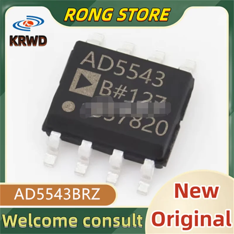 1PCS AD5543 NEW Original AD5543BRZ AD5543B SOP-8 
1PCS AD5543 NEW Original AD5543BRZ AD5543B SOP-8
