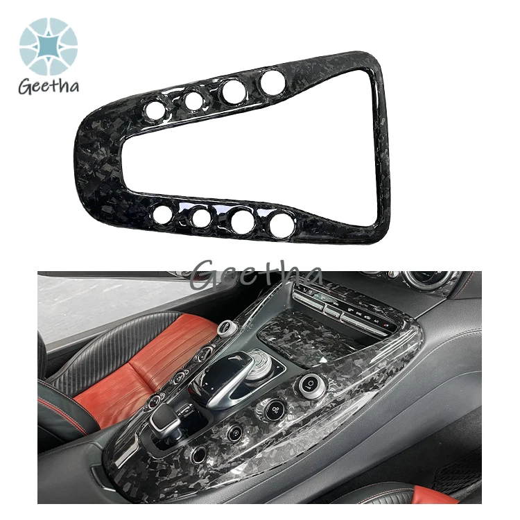For Forged Carbon Fiber Interior Gear Shift Center Console Panel Cover for Mercedes Benz AMG GT GTS GTR C190 R190 2016-20
For Forged Carbon Fiber Interior Gear Shift Center Console Panel Cover for Mercedes Benz AMG GT GTS GTR C190 R190 2016-20
