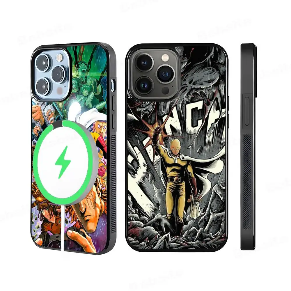 One P-Punch Man Saitama Phone Case Magnetic Case For IPhone 16 14 13 12 11 15 Pro Max Plus For Magsafe Wireless Charge Cover
One P-Punch Man Saitama Phone Case Magnetic Case For IPhone 16 14 13 12 11 15 Pro Max Plus For Magsafe Wireless Charge Cover