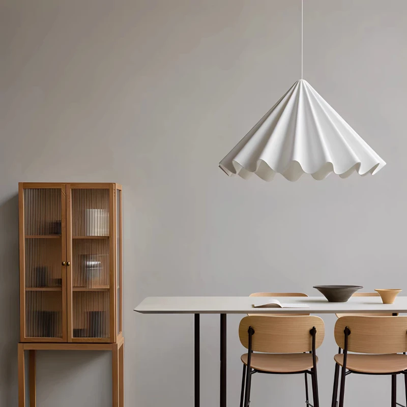 Danish Light Luxury Minimalist Creative Design Chandeliers, White Resin Umbrella Lustre, Bedroom Sofa Side Lighting Fixtures
Danish Light Luxury Minimalist Creative Design Chandeliers, White Resin Umbrella Lustre, Bedroom Sofa Side Lighting Fixtures