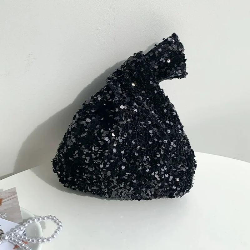 Korean Exquisite Sequined Bag, Versatile Wrist & Clutch For Women, Shiny Knot Evening Bag, Lightweight Casual Luxury Purse
Korean Exquisite Sequined Bag, Versatile Wrist & Clutch For Women, Shiny Knot Evening Bag, Lightweight Casual Luxury Purse