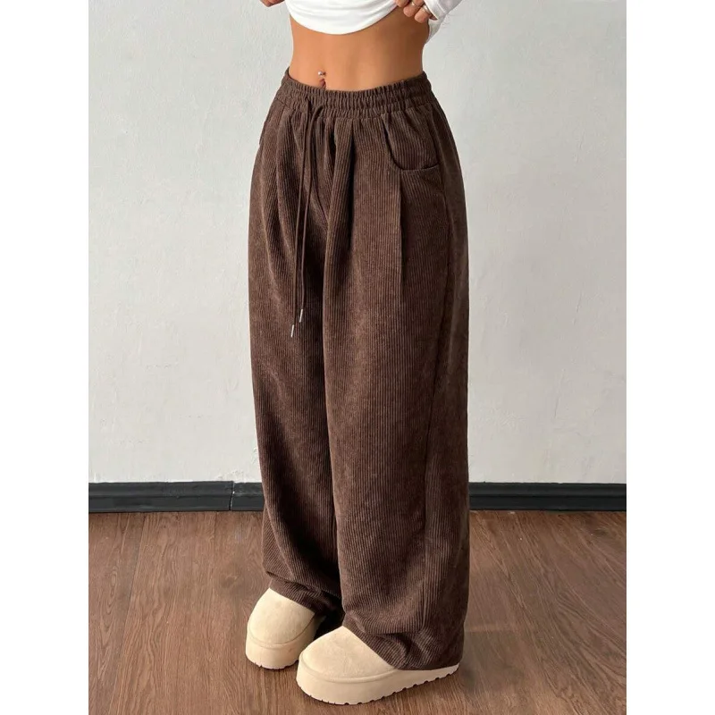 Casual Drawstring Women's Pants Comfortable Loose Fit Neutral Style Spring Collection Other Material 100% Fashionable Ladies ...
Casual Drawstring Women's Pants Comfortable Loose Fit Neutral Style Spring Collection Other Material 100% Fashionable Ladies ...