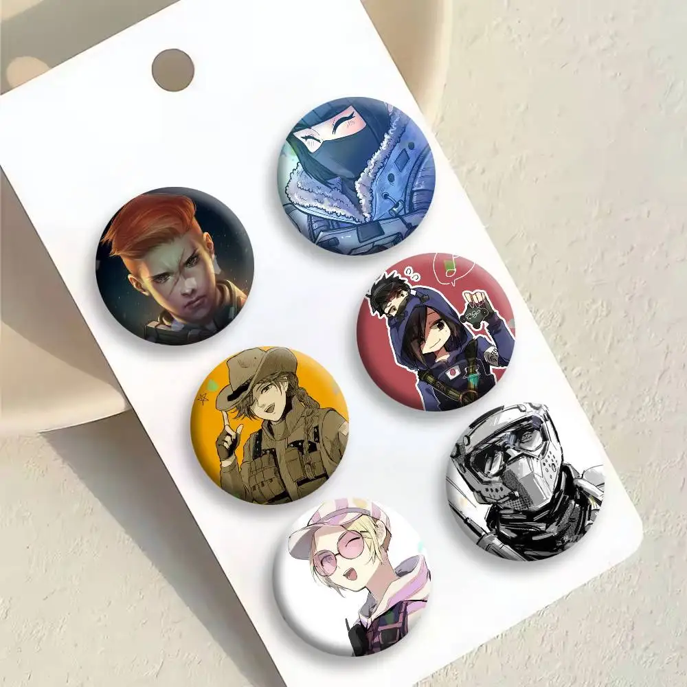 Game R-Rainbow S-Six Badges Creative Tinplate Button PinsBrooch Badge Clothes Backpack
Game R-Rainbow S-Six Badges Creative Tinplate Button PinsBrooch Badge Clothes Backpack