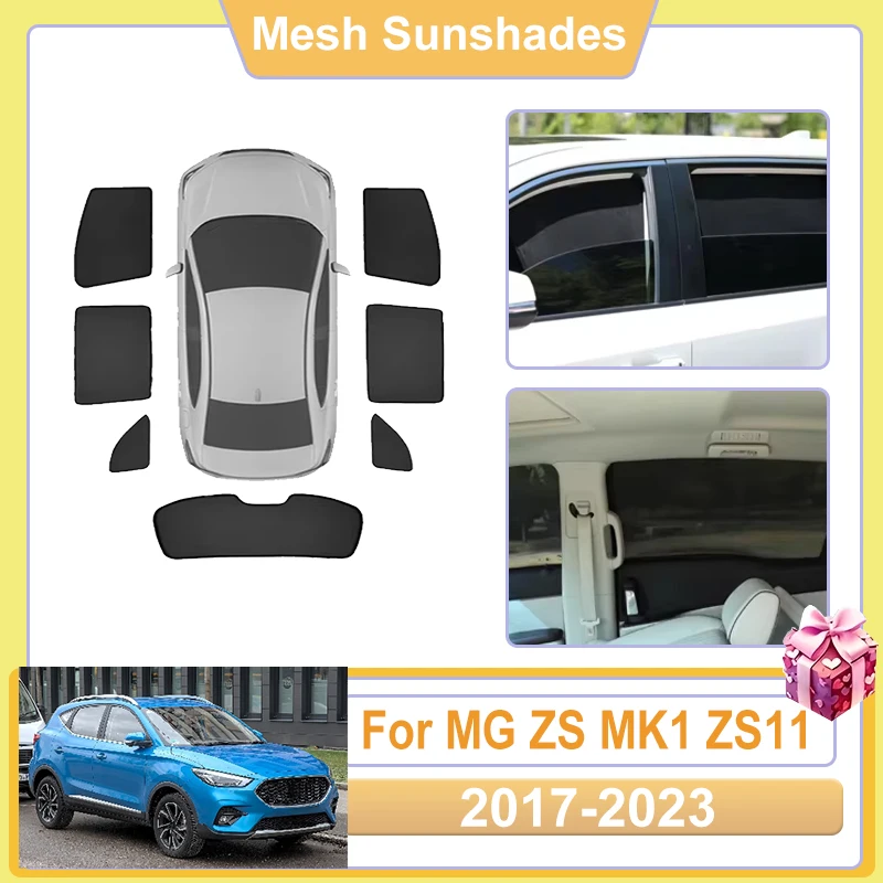 For MG ZS Accessories MK1 2017-2023 ZS11 Car Window Sun Shade Mesh Cover Anti UV Visors Heat Sunshade Baffle Parasol Accesorios
For MG ZS Accessories MK1 2017-2023 ZS11 Car Window Sun Shade Mesh Cover Anti UV Visors Heat Sunshade Baffle Parasol Accesorios