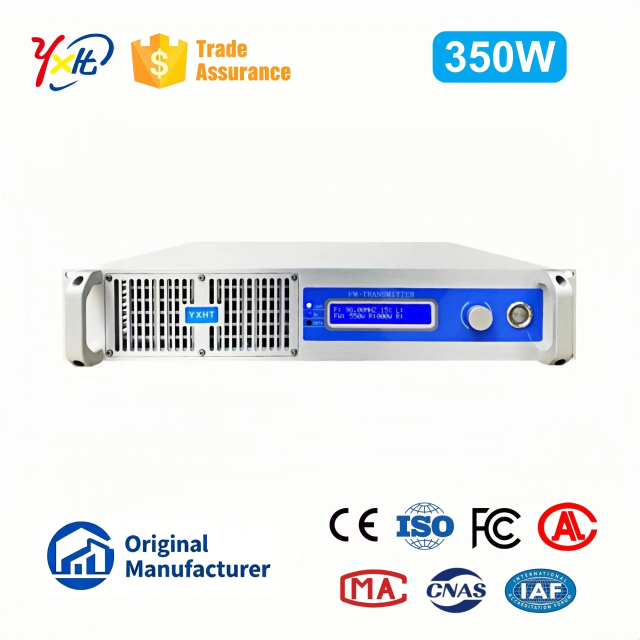 YXHT-1 Durable Build with Enhanced Signal for Radio Stations- 350W FM Transmitter
YXHT-1 Durable Build with Enhanced Signal for Radio Stations- 350W FM Transmitter