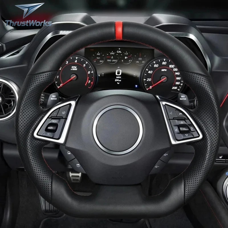 ThrustWorks High Popular Black Leather Racing Car Steering Wheel 2016-2024 New
ThrustWorks High Popular Black Leather Racing Car Steering Wheel 2016-2024 New