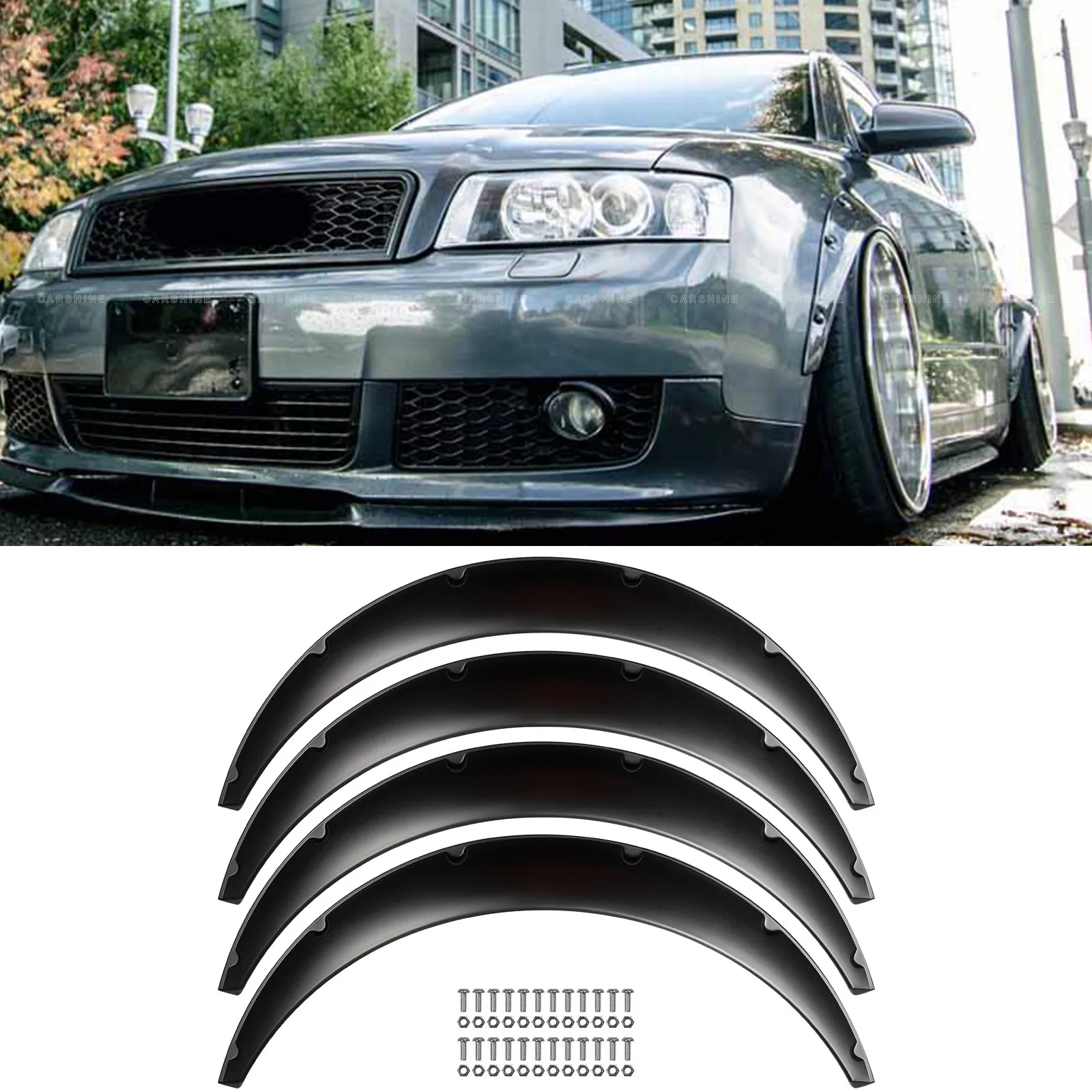 For Audi A4 1996-2022 Extra Wide Body Wheel Fender Flares Wheel Arches Kits
For Audi A4 1996-2022 Extra Wide Body Wheel Fender Flares Wheel Arches Kits