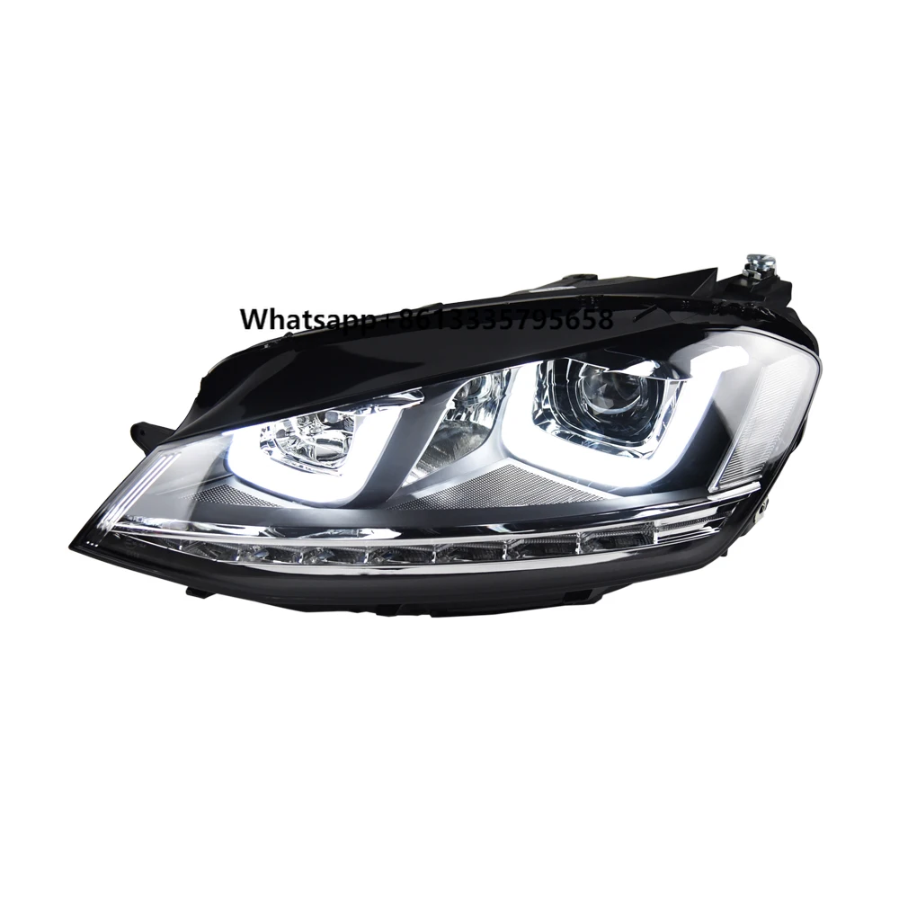 New Product 12V Car Light 100W Low Beam High Beam Daytime Running Light for VW Golf 7 MK7
New Product 12V Car Light 100W Low Beam High Beam Daytime Running Light for VW Golf 7 MK7