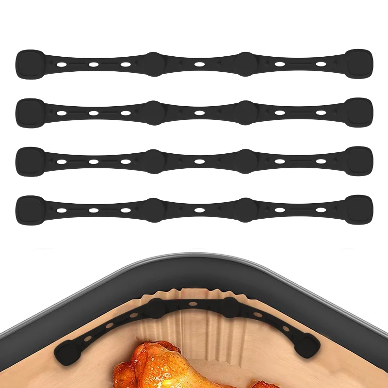 Магнитная силиконовая пряжка для фритюрницы, используемая для фиксации фритюрницы, запираемая пергаментной бумагой, чтобы предотвратить сжигание бумаги
Магнитная силиконовая пряжка для фритюрницы, используемая для фиксации фритюрницы, запираемая пергаментной бумагой, чтобы предотвратить сжигание бумаги