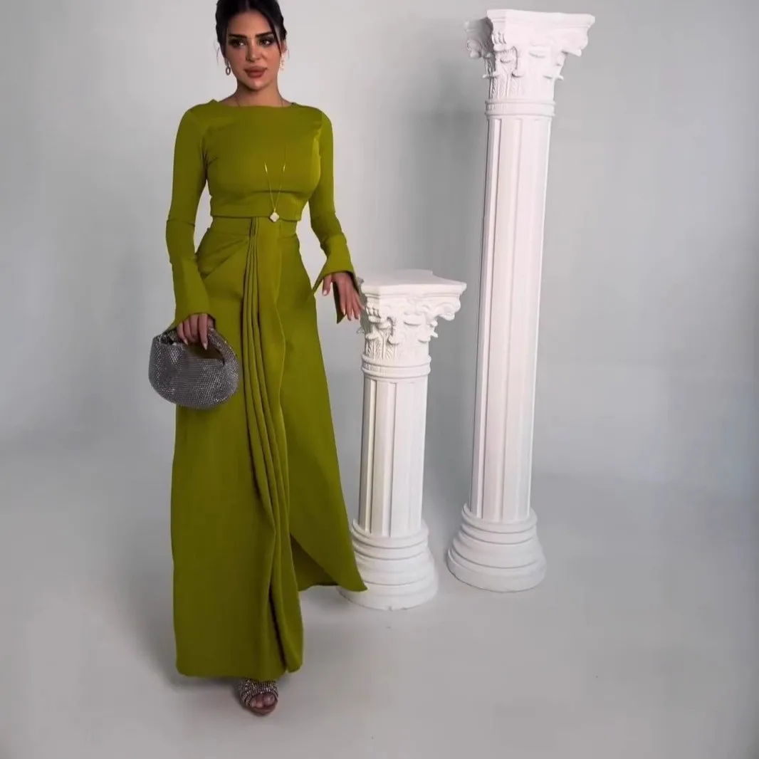 Sexy Autumn Winter Women's Long Sve Split Par Dr Two Piece Set High Waist round Ne Gown for Adults Formal Evening Wear
Sexy Autumn Winter Women's Long Sve Split Par Dr Two Piece Set High Waist round Ne Gown for Adults Formal Evening Wear