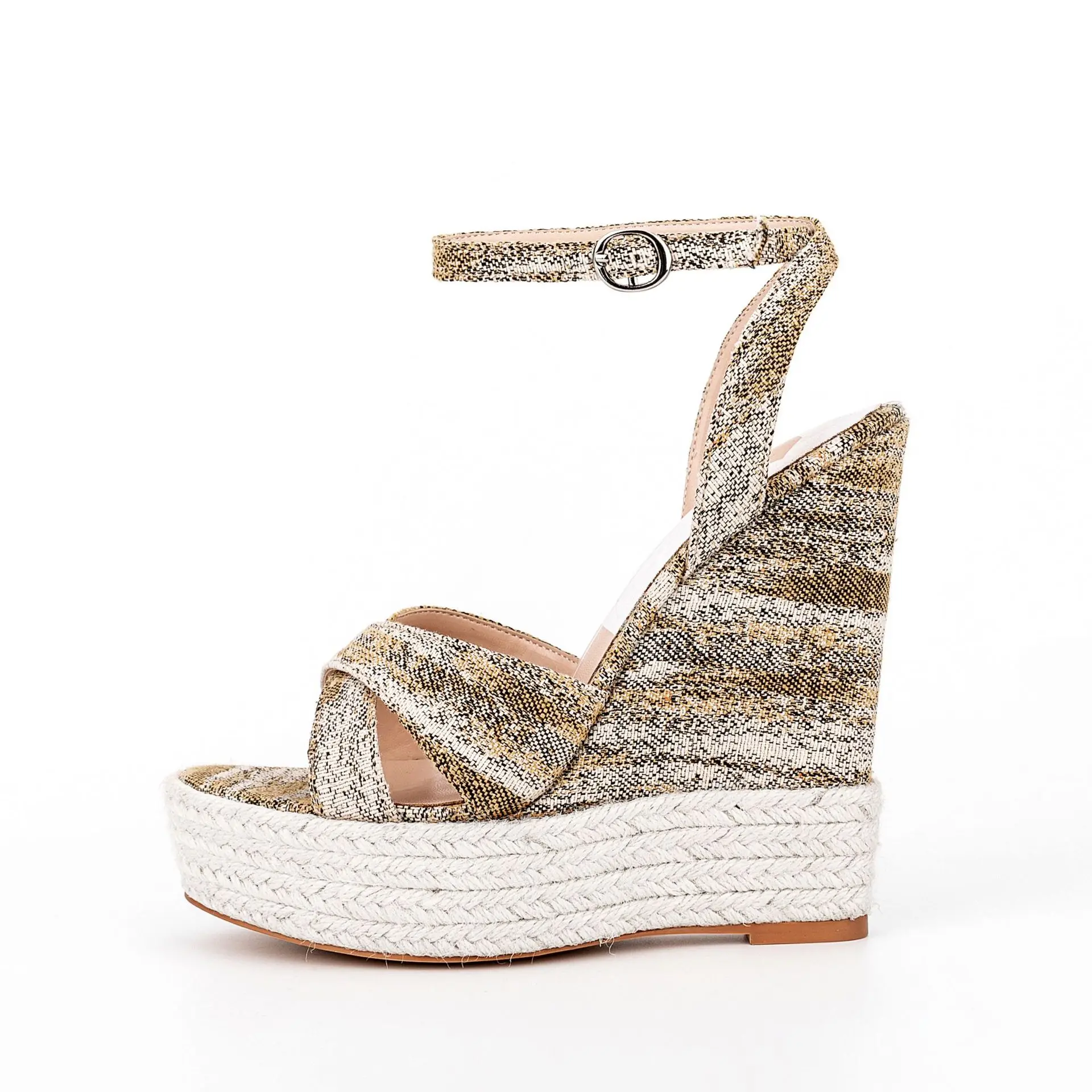 Spring Summer 2023 Fashion High Heels Platform Sandals Round Toe Wedges Pumps New Arrival Luxury Party Shoes
Spring Summer 2023 Fashion High Heels Platform Sandals Round Toe Wedges Pumps New Arrival Luxury Party Shoes