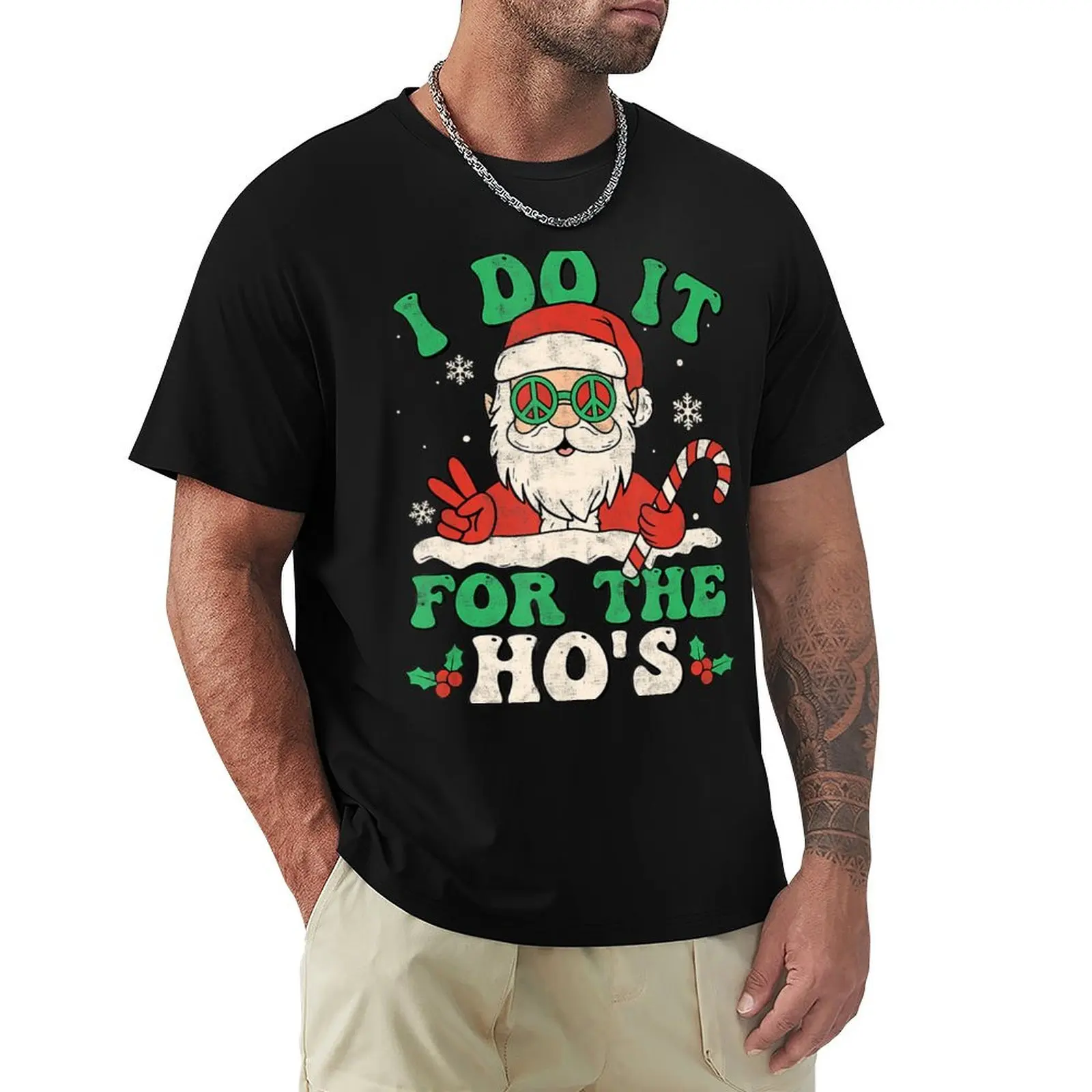 I Do It For The Ho's Santa Claus Retro Christmas T-Shirt vintage street wear t shirt men 100℅ cotton
I Do It For The Ho's Santa Claus Retro Christmas T-Shirt vintage street wear t shirt men 100℅ cotton