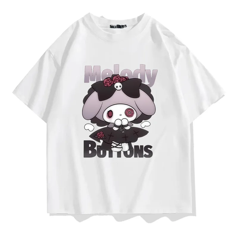 Sanrio Melody Short-sleeved T-shirt for Men, 100% Pure Cotton Top, Fashionable, Comfortable and Casual Men's T-shirt
Sanrio Melody Short-sleeved T-shirt for Men, 100% Pure Cotton Top, Fashionable, Comfortable and Casual Men's T-shirt