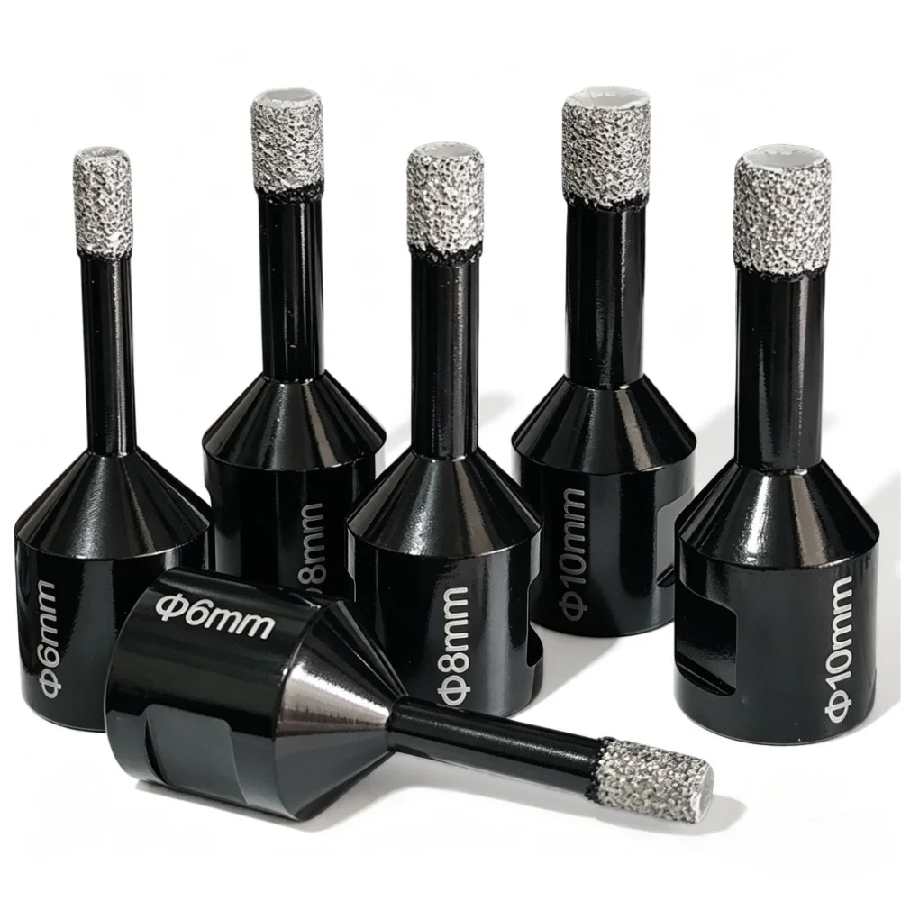 6/8/10mm Brazed Core Bit Diamond Drill Bit Hole Saw Center Drill Bits Core Bits Drilling Ceramics Tile Marble Quartz M14 Thread
6/8/10mm Brazed Core Bit Diamond Drill Bit Hole Saw Center Drill Bits Core Bits Drilling Ceramics Tile Marble Quartz M14 Thread