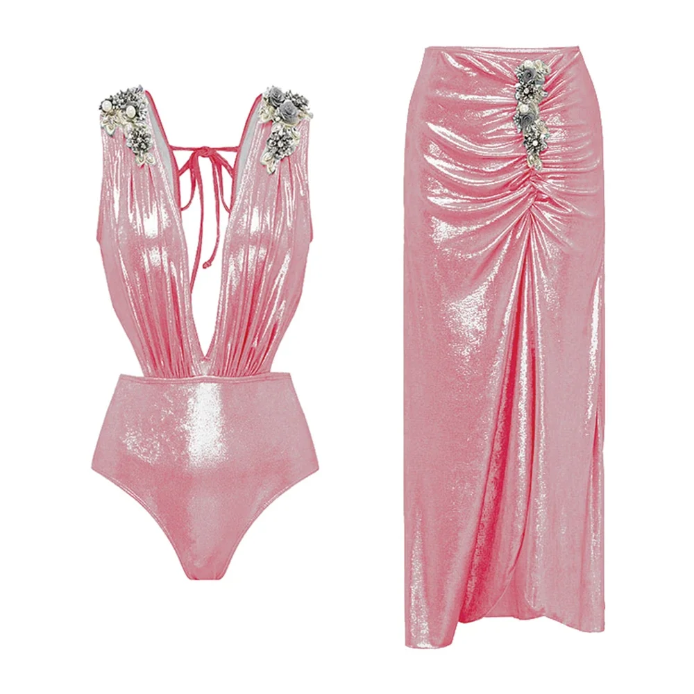 2024 New Sexy Bikini Set Printed Diamond Brazilian Biquini Women Swimwear Skirt Bathing Suit Girls Summer Beachwear Dress
2024 New Sexy Bikini Set Printed Diamond Brazilian Biquini Women Swimwear Skirt Bathing Suit Girls Summer Beachwear Dress
