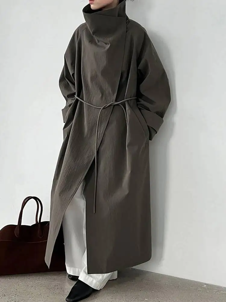 Apricot Big Women Size Long Elegant Trench New Stand Collar Long Sleeve Windbreaker Fashion Spring Autumn 2026 CYV5
Apricot Big Women Size Long Elegant Trench New Stand Collar Long Sleeve Windbreaker Fashion Spring Autumn 2026 CYV5
