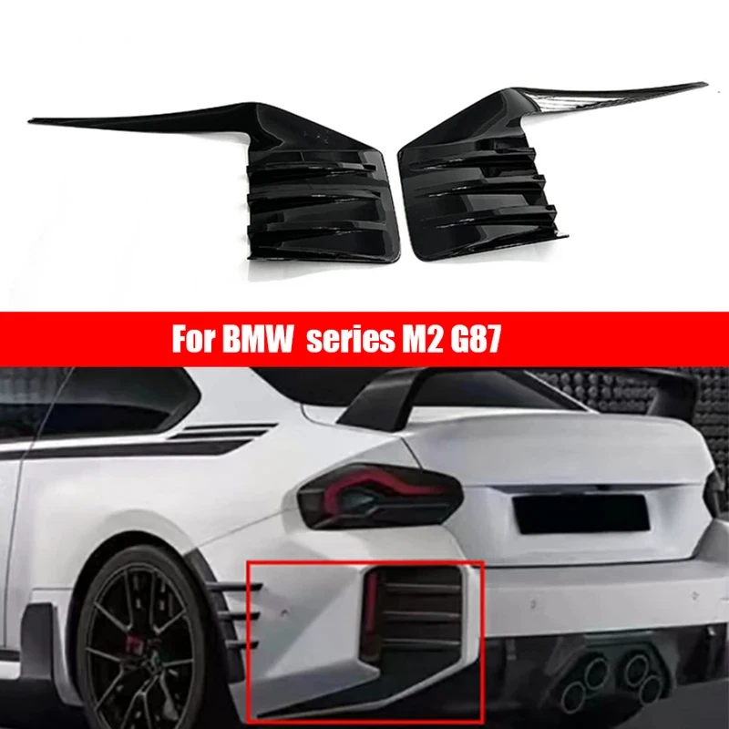 For BMW M2 G87 2022+ Bright Black Bumper Splitter Fog Light Cover Air Vent Trim Side Outlet Intake Frame glossy black body kit
For BMW M2 G87 2022+ Bright Black Bumper Splitter Fog Light Cover Air Vent Trim Side Outlet Intake Frame glossy black body kit