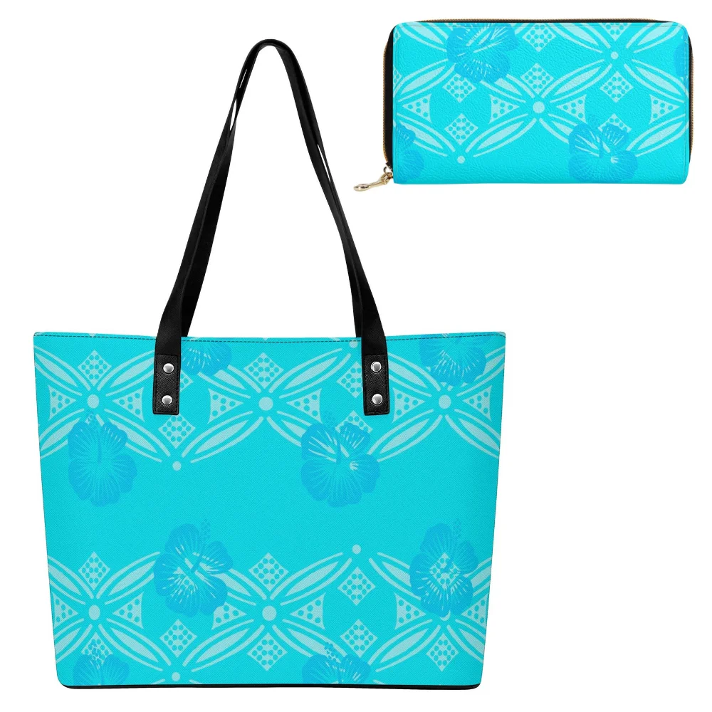 Classic Mini Bag Custom Pattern Large-Capacity Handbag Gym Design Women'S Casual Polynesian Wallet And Handbag Combination Set
Classic Mini Bag Custom Pattern Large-Capacity Handbag Gym Design Women'S Casual Polynesian Wallet And Handbag Combination Set
