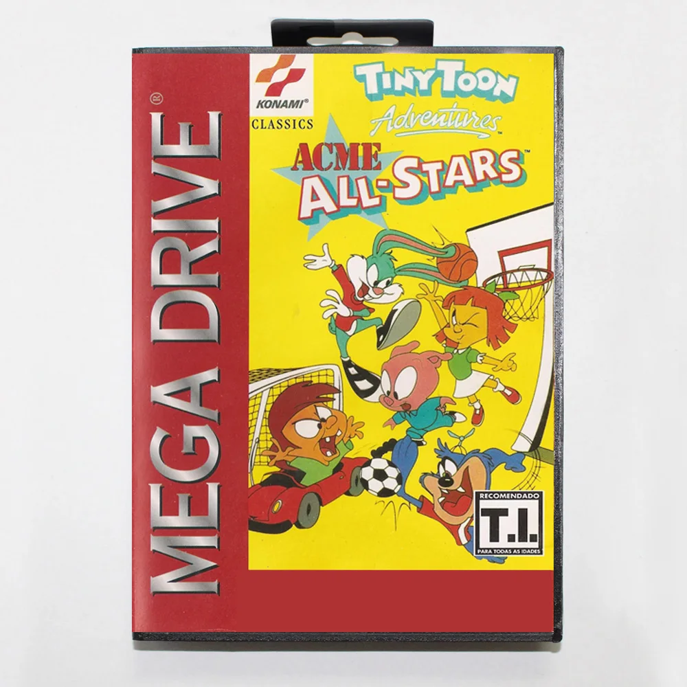 Новое поступление Tiny Toon All-STARS MD Game Card 16-битный чехол BR для картриджа для игровой консоли Sega Megadrive Genesis
Новое поступление Tiny Toon All-STARS MD Game Card 16-битный чехол BR для картриджа для игровой консоли Sega Megadrive Genesis