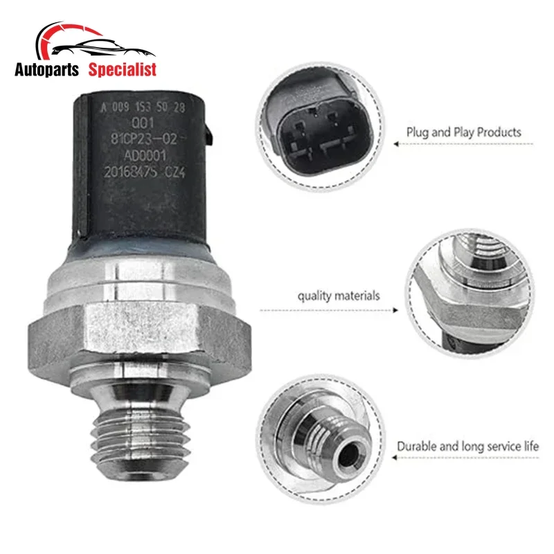 New 3PINS A0091535028 Exhaust Pressure Sensor 1PC For Benz OM642 3.0 Durable For Mercedess Auto tools
New 3PINS A0091535028 Exhaust Pressure Sensor 1PC For Benz OM642 3.0 Durable For Mercedess Auto tools