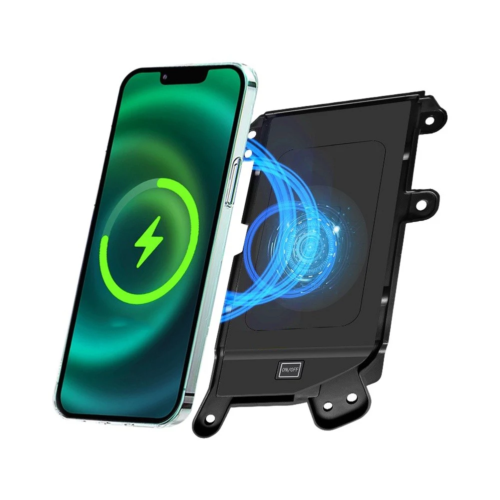 15W Fast Wireless Charger For Toyota Land Cruiser LC300 2022 2023 2024 Center Console Phone Charging Pad Black ABS Material
15W Fast Wireless Charger For Toyota Land Cruiser LC300 2022 2023 2024 Center Console Phone Charging Pad Black ABS Material