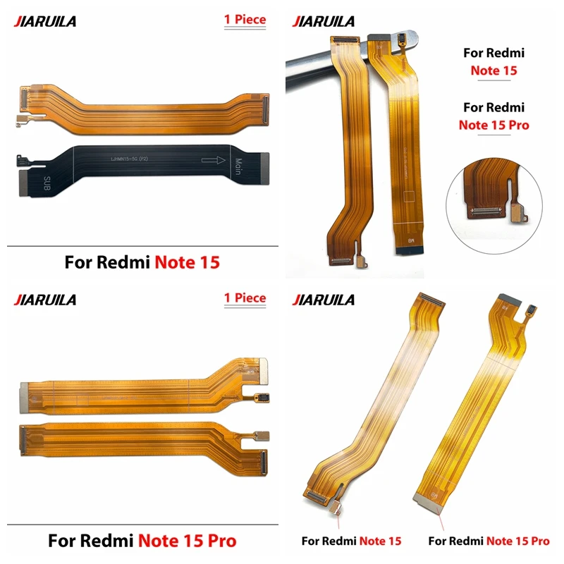Tested Well Main Flex Cable For Redmi Note 15 15 Pro Connect Mainboard To LCD Screen Ribbon