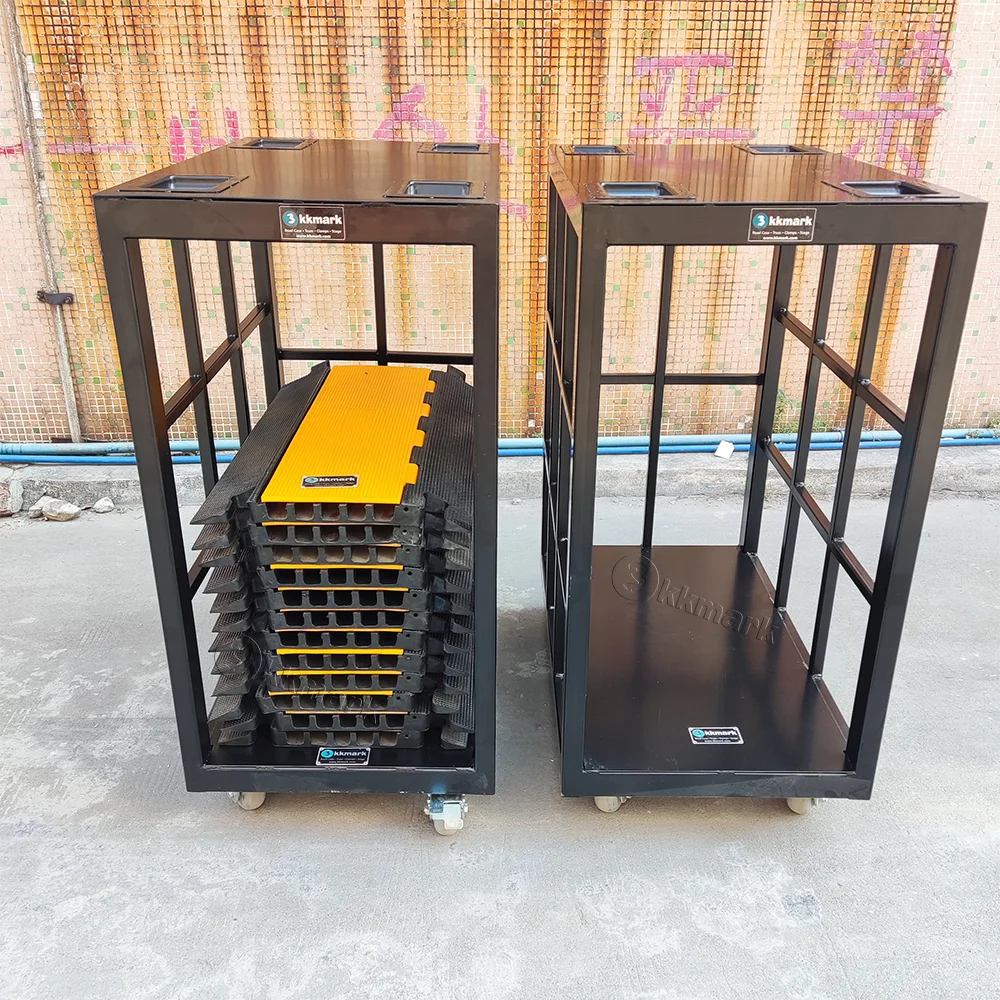 KKMARK Customized Aluminum Steel 20-Pack Cable Protector Ramp Trolly Package Transport Cart with Casters
KKMARK Customized Aluminum Steel 20-Pack Cable Protector Ramp Trolly Package Transport Cart with Casters