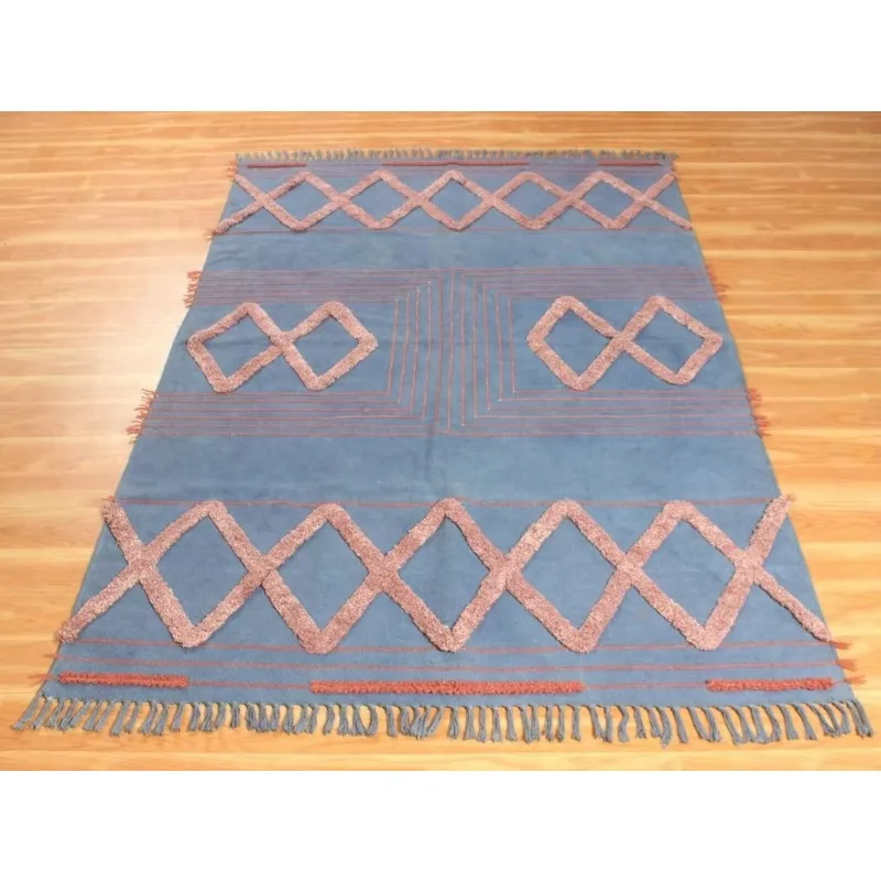 Carpets for Bed Room Large Rug Geometric Hand Tufting Print Cotton Runner Rug 2.6x8 Feet Area Floor Rug
Carpets for Bed Room Large Rug Geometric Hand Tufting Print Cotton Runner Rug 2.6x8 Feet Area Floor Rug