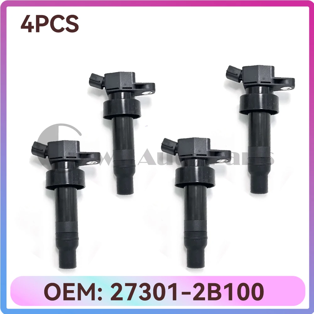 4Pcs Ignition Coil For KIA Rio Rio5 UB KIA Soul 12-18 1.6L Hyundai Accent Veloster i20 i30 27301-2B100 27301 2B100
4Pcs Ignition Coil For KIA Rio Rio5 UB KIA Soul 12-18 1.6L Hyundai Accent Veloster i20 i30 27301-2B100 27301 2B100