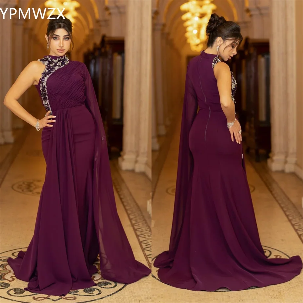 Customized Party Dress Occasion Prom Gown YPMWZX One-shoulder Mermaid Floor Length Skirts Draped Sequin Bespoke Dresse
Customized Party Dress Occasion Prom Gown YPMWZX One-shoulder Mermaid Floor Length Skirts Draped Sequin Bespoke Dresse