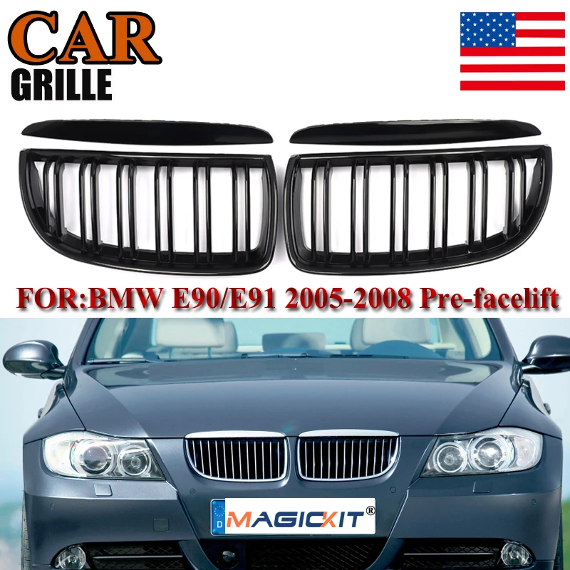 SAIQINGSP Gloss Black+Double Line Fit for BMW 3-Series E90 Sedan 2005-2008 E91 Wagon Car Accessories Tools
SAIQINGSP Gloss Black+Double Line Fit for BMW 3-Series E90 Sedan 2005-2008 E91 Wagon Car Accessories Tools