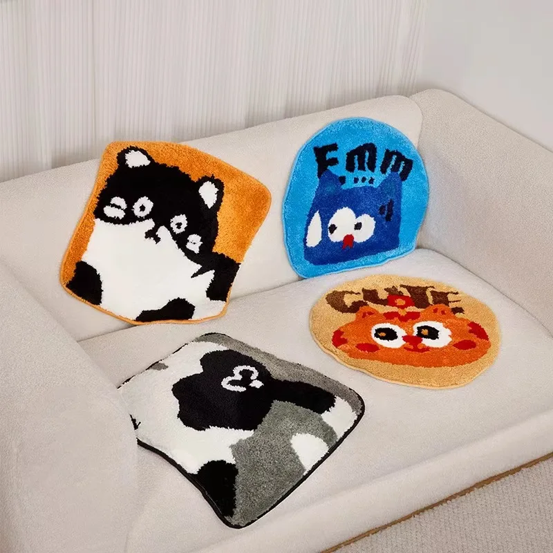 Милая фигурная подушка из мягкого флокированного материала для офисного кресла, домашнего дивана, охлаждающий коврик, нескользящий круглый коврик из полиэфирного волокна для автомобильных сидений
Милая фигурная подушка из мягкого флокированного материала для офисного кресла, домашнего дивана, охлаждающий коврик, нескользящий круглый коврик из полиэфирного волокна для автомобильных сидений