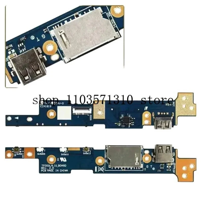 M 1pcs For Asus Q302L Q302LA TP300LA TP300LD TP300L Power Switch Button IO USB SD Card Board 60NB05Y0-IO2010 60NB05Y0-IO1070
M 1pcs For Asus Q302L Q302LA TP300LA TP300LD TP300L Power Switch Button IO USB SD Card Board 60NB05Y0-IO2010 60NB05Y0-IO1070