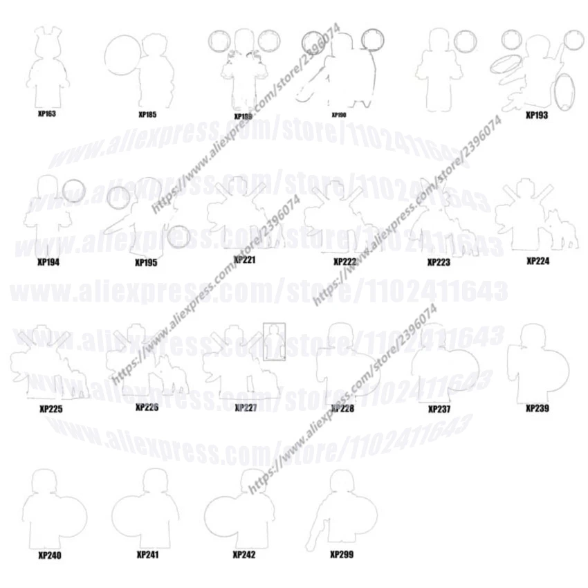 Фигурки Строительные блоки XP163 XP185 XP189 XP190 XP191 XP193 XP194 XP195 XP221 XP222 XP223 XP224 Series-031 Игрушки «сделай сам»
Фигурки Строительные блоки XP163 XP185 XP189 XP190 XP191 XP193 XP194 XP195 XP221 XP222 XP223 XP224 Series-031 Игрушки «сделай сам»