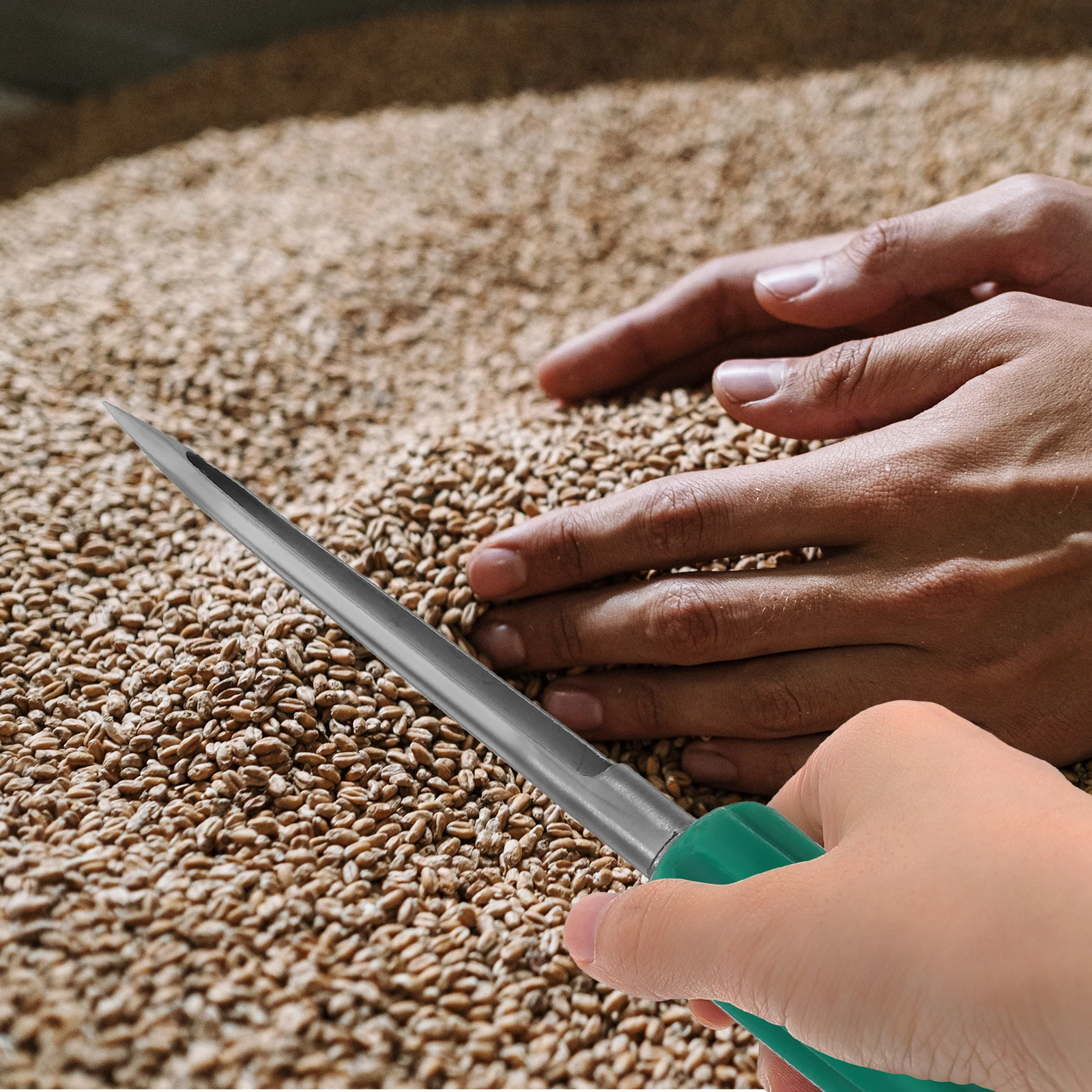 Stainless Steel Grain Sampler 20cmx1 0cm Plastic Handle Reusable Powder Sampler for Agriculture Soil Tester Tool Part
Stainless Steel Grain Sampler 20cmx1 0cm Plastic Handle Reusable Powder Sampler for Agriculture Soil Tester Tool Part