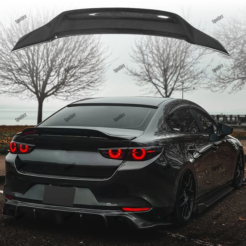 for Mazda 3 Axela Sedan 2020 2021 2022 2023 2024 High Quality Real Carbon Fiber/Gloss Black/FRP Trunk R Style Rear Spoiler
for Mazda 3 Axela Sedan 2020 2021 2022 2023 2024 High Quality Real Carbon Fiber/Gloss Black/FRP Trunk R Style Rear Spoiler
