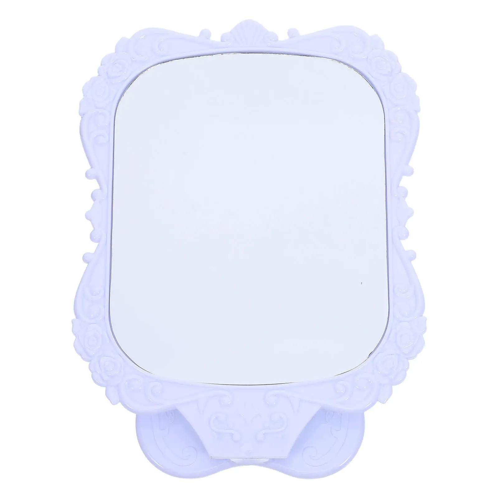 Retro Floral Desktop Makeup Mirror Foldable Vintage Tabletop Mirror Portable Rose Design Clear Reflection for Vanity
Retro Floral Desktop Makeup Mirror Foldable Vintage Tabletop Mirror Portable Rose Design Clear Reflection for Vanity