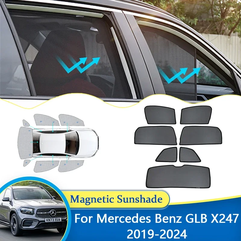 Магнитный солнцезащитный козырек для Mercedes Benz GLB X247 2019 2020 2021 2022 2023
Магнитный солнцезащитный козырек для Mercedes Benz GLB X247 2019 2020 2021 2022 2023