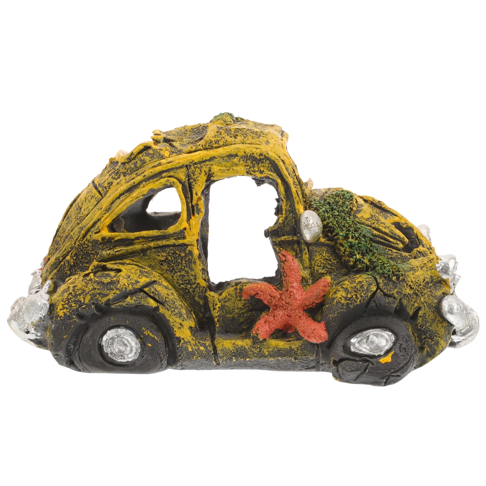 Aquarium Hiding Cave Car Shape Fish Tank Decor Resin Landscape Ornament Vintage Design Suitable for Turtle Tank Environment
Aquarium Hiding Cave Car Shape Fish Tank Decor Resin Landscape Ornament Vintage Design Suitable for Turtle Tank Environment