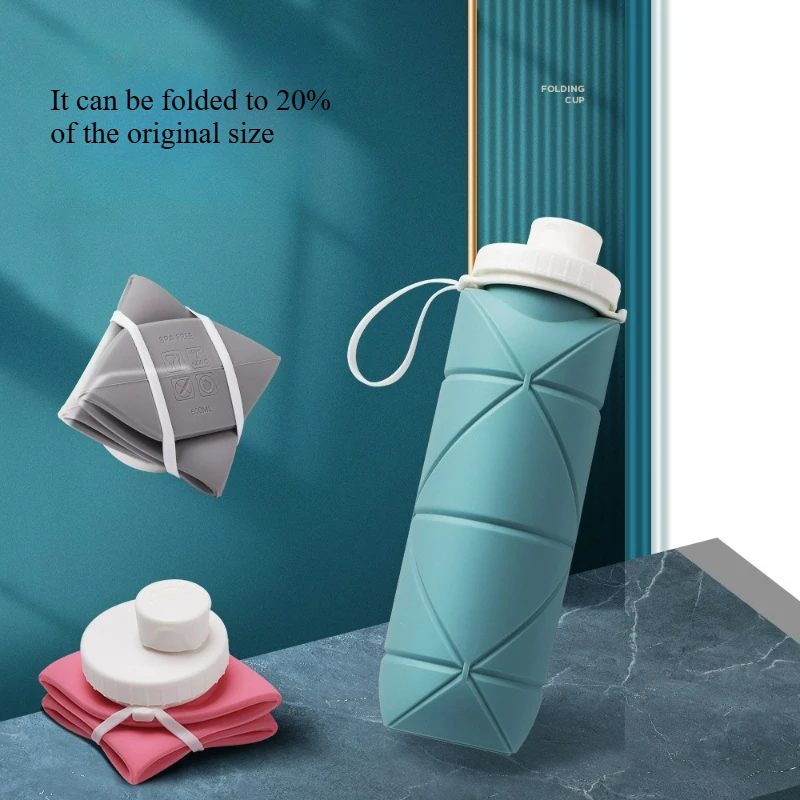 Outdoor Sports Cycling Running Fitness Portable Foldable Easy-to-store Small-sized Silicone Water Bottle Folding Water Cup
Outdoor Sports Cycling Running Fitness Portable Foldable Easy-to-store Small-sized Silicone Water Bottle Folding Water Cup