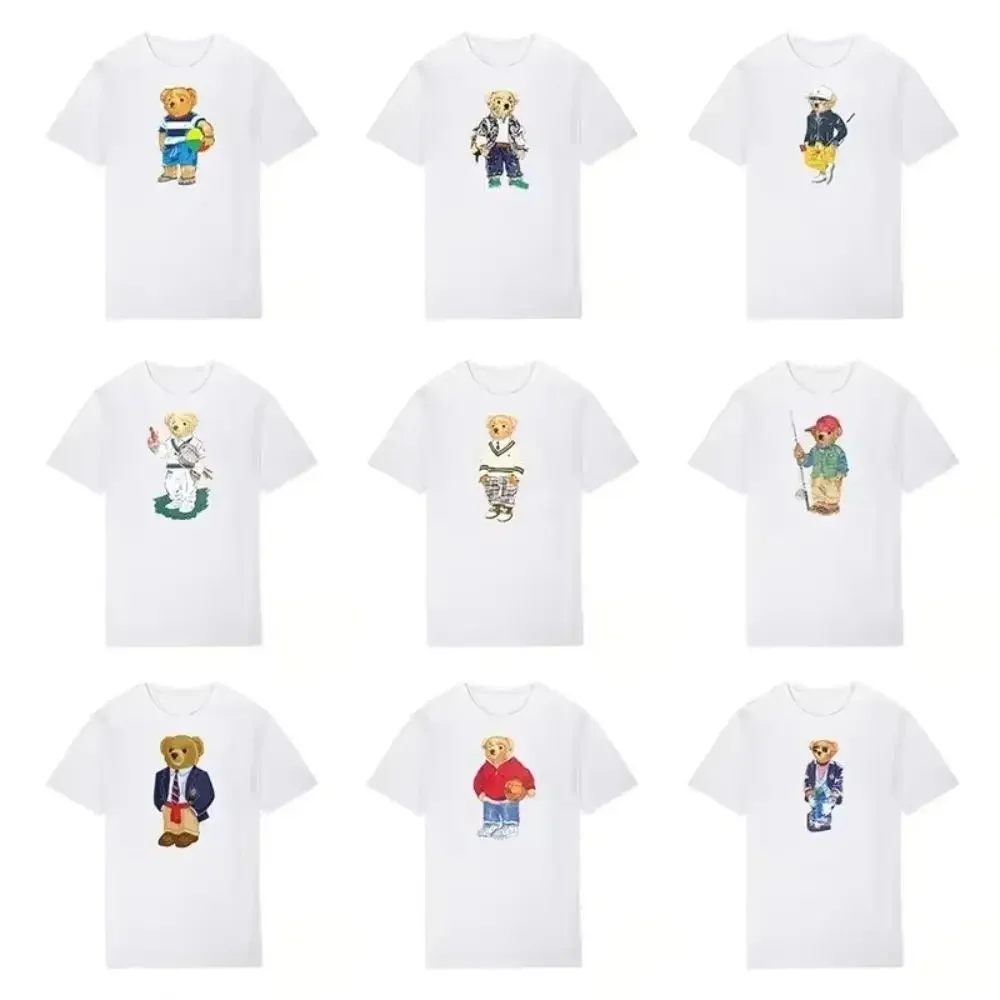 Bear Printed Mens Women T Shirt Designers Fashion T Shirts Mens Womens Men Shirt Fashion Tshirt Couple Tshirts Short Sleeve
Bear Printed Mens Women T Shirt Designers Fashion T Shirts Mens Womens Men Shirt Fashion Tshirt Couple Tshirts Short Sleeve