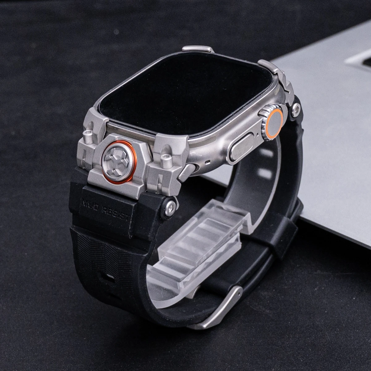 Silicone Metal Band for Apple Watch Ultra 3 49mm Sports Men Bracelet Stainless Steel Connector Strap for Iwatch Ultra 3 2 1 49MM
Silicone Metal Band for Apple Watch Ultra 3 49mm Sports Men Bracelet Stainless Steel Connector Strap for Iwatch Ultra 3 2 1 49MM