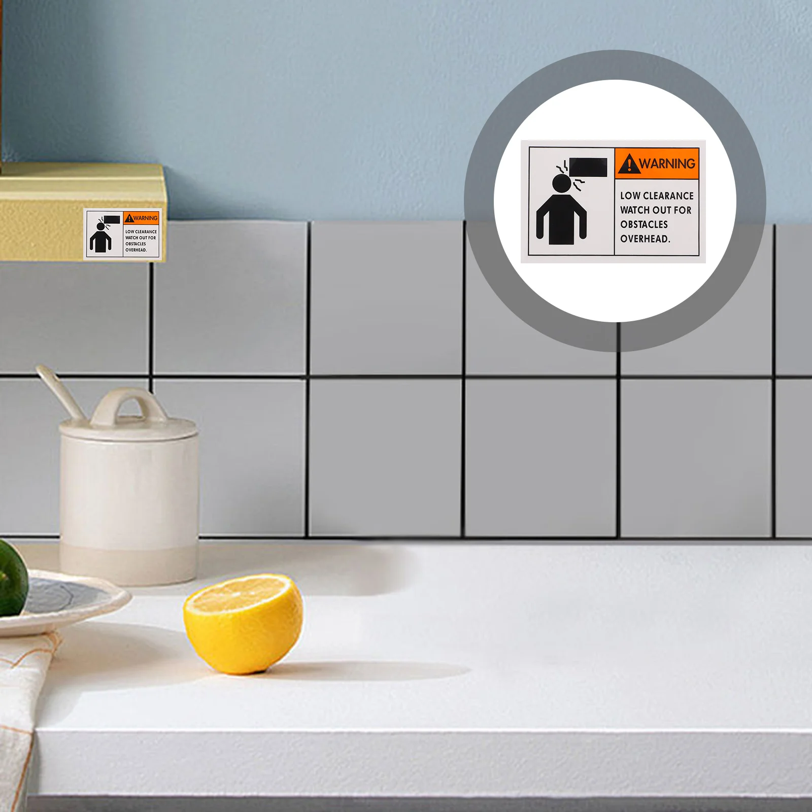 Watch Your Head Sticker Safety Sign Warning Decal Adhesive Caution Label Outdoor Public Area Overhead Warning Sign
Watch Your Head Sticker Safety Sign Warning Decal Adhesive Caution Label Outdoor Public Area Overhead Warning Sign