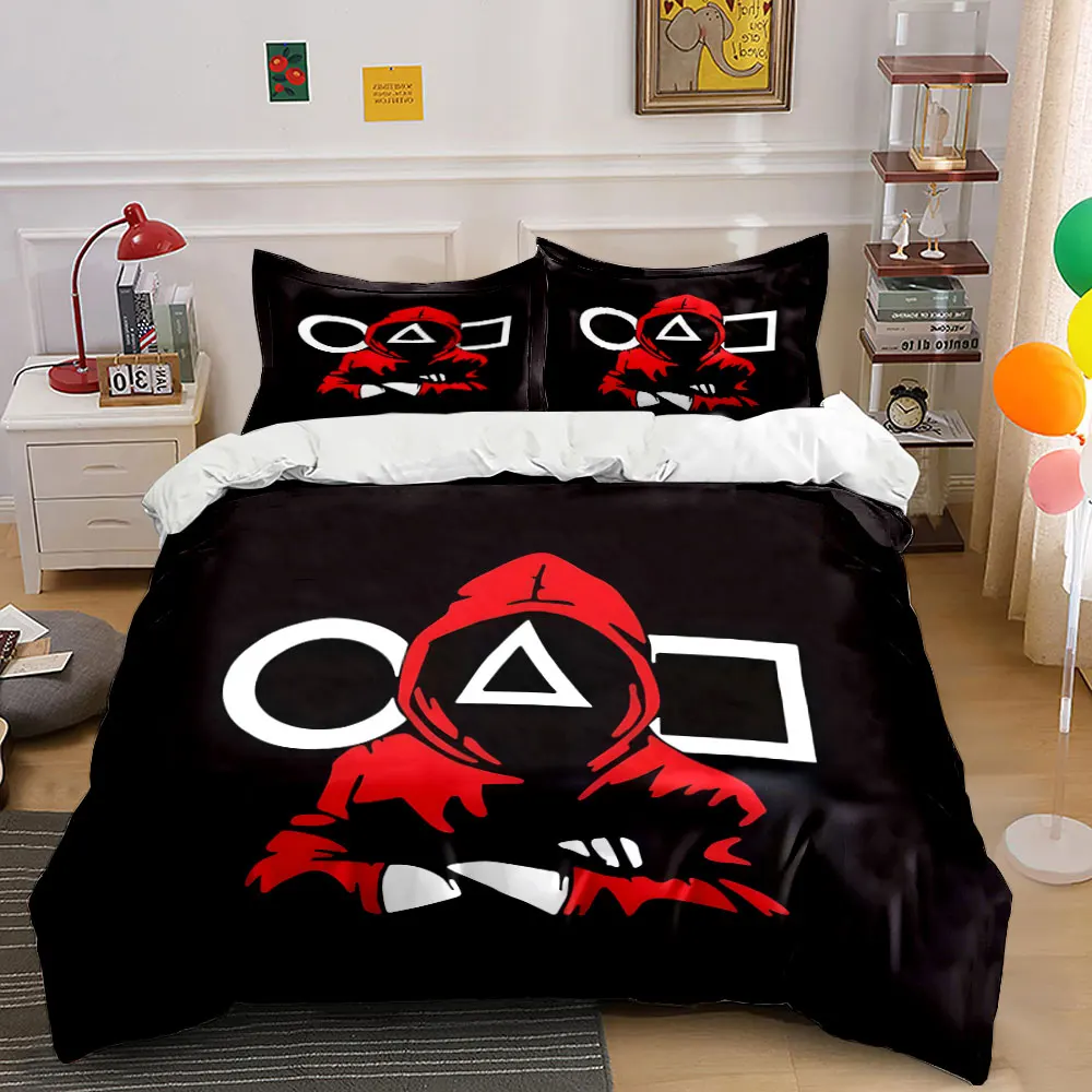 Red Hooded Overalls Game Theme Pattern Duvet Cover Set Digital Print Colorful Polyester Bedding with Zipper Closur for kids gift
Red Hooded Overalls Game Theme Pattern Duvet Cover Set Digital Print Colorful Polyester Bedding with Zipper Closur for kids gift