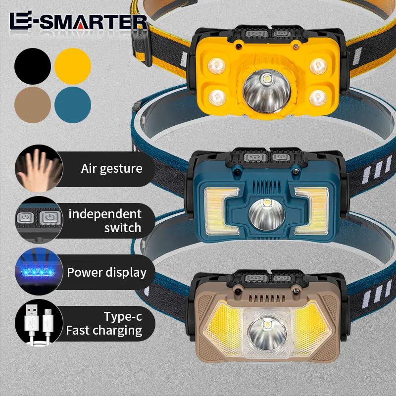 MINI Motion Sensor LED Headlamp USB Rechargeable Camping Head Lamp Fishing Headlight Flashlight Torch Portable Light
MINI Motion Sensor LED Headlamp USB Rechargeable Camping Head Lamp Fishing Headlight Flashlight Torch Portable Light