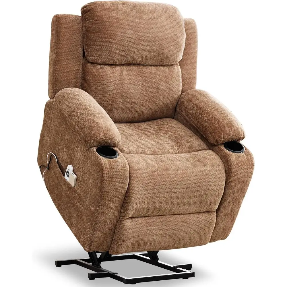 Electric Stand-Assist Recliner with Heat, Massage, and Storage for Elderly Comfort
Electric Stand-Assist Recliner with Heat, Massage, and Storage for Elderly Comfort