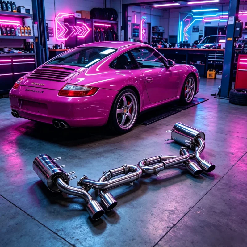 Car Exhaust Pipes Catback for Porsche 996 3.4 3.6 1997-2005 Stainless Muffler Racing Performance Exhaust System Sound Upgrade
Car Exhaust Pipes Catback for Porsche 996 3.4 3.6 1997-2005 Stainless Muffler Racing Performance Exhaust System Sound Upgrade