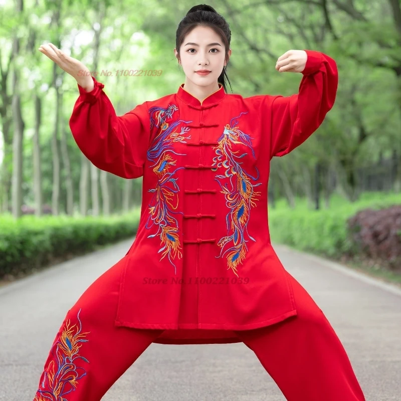 2026 traditional phoenix embroidery martial arts wing chun training morning exercise sports set chinese tai chi wushu kungfu set
2026 traditional phoenix embroidery martial arts wing chun training morning exercise sports set chinese tai chi wushu kungfu set