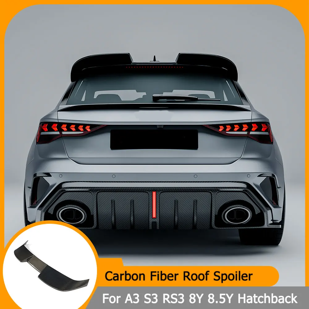 Car Roof Spoiler for Audi A3 S3 RS3 8Y 8.5Y Hatchback 2021-2026 Carbon Fiber Rear Wing Roof Spoiler Window Trim
Car Roof Spoiler for Audi A3 S3 RS3 8Y 8.5Y Hatchback 2021-2026 Carbon Fiber Rear Wing Roof Spoiler Window Trim